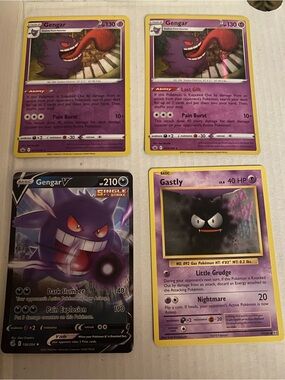 Gengar & Gastly Card Set - Mint
